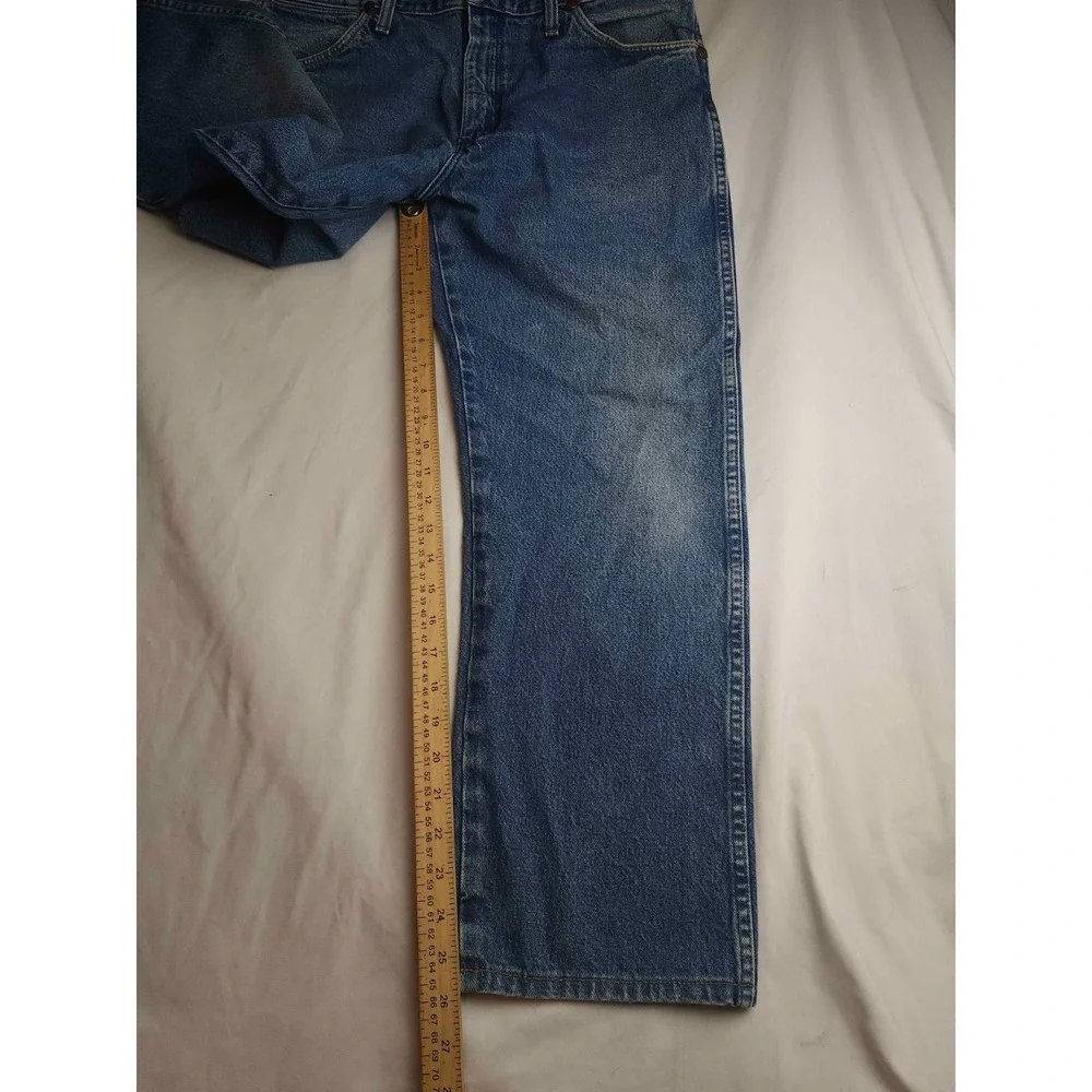 Wrangler Jeans Mens 34x26 Blue Denim Western Cowboy Classic Americana Heritage